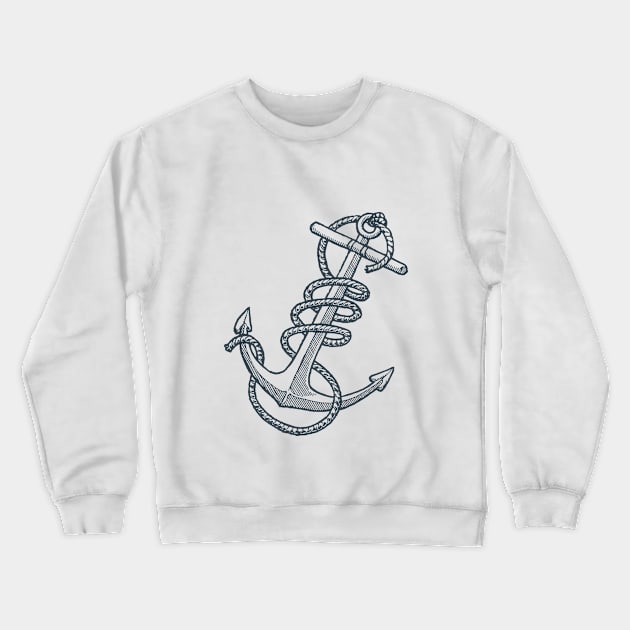 Anchor Crewneck Sweatshirt by calebfaires